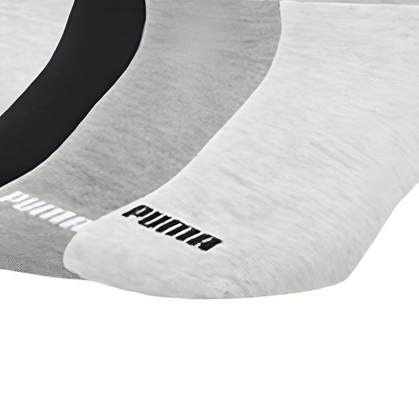 Puma Носки-невидимки Унисекс Набор Черный Белый Серый 907131-01