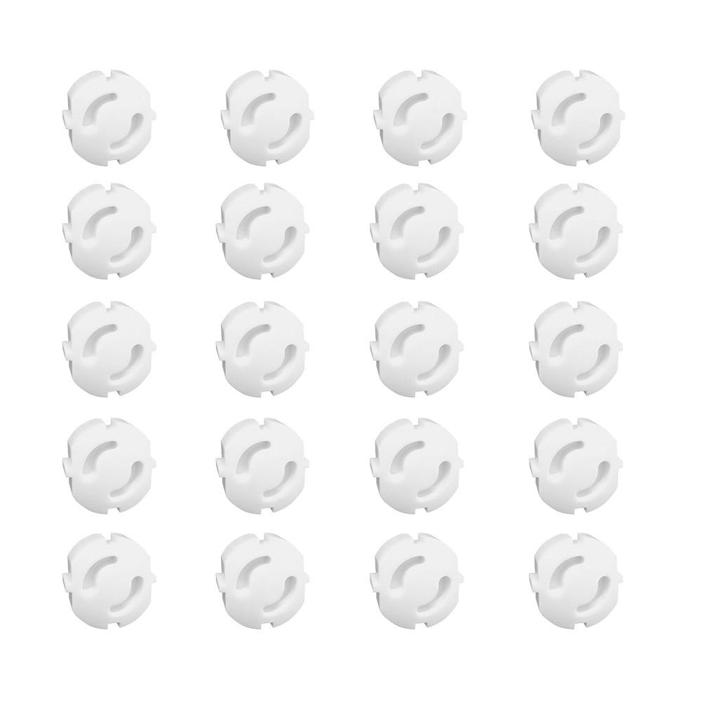 20Pcs Power Socket Outlet Protective Covers Safety Electrical Power Socket Wall Cover Protectors