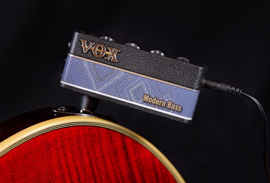 VOX Headphones Bass Amplifier amPlug 3 Modern Bass No Cables Required Plug Directly Into Your Guitar Perfect for Home Practice Battery Powered Effects