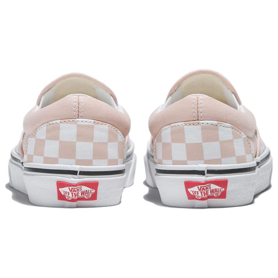 Vans Classic Slip-On Low Top Skate Shoes Unisex Sneakers Pink White VN000BVZBQL