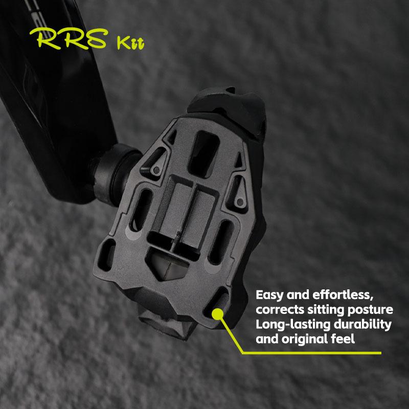 RRSKIT Road Bike Pedal Cleats Set Anti-Skid Plastic Cycling Pedals For Time IClic XPro XPresso Road Bike Cleat Lock