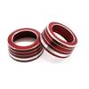 Speed Arage Nissan New Note E13 SNE13 Type Air Conditioner Switch Dial Ring Cover Frame Garnish Red for NISSAN NOTE 2020 Interior Dress Up Custom P