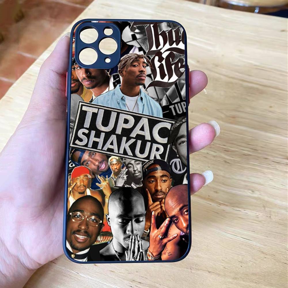 Рэпер 2Pac Певец Тупак Чехол Для iPhone X XS 11 12 13 14 15 16 pro MAX mini Чехол Для Телефона Матовый Ударопрочный