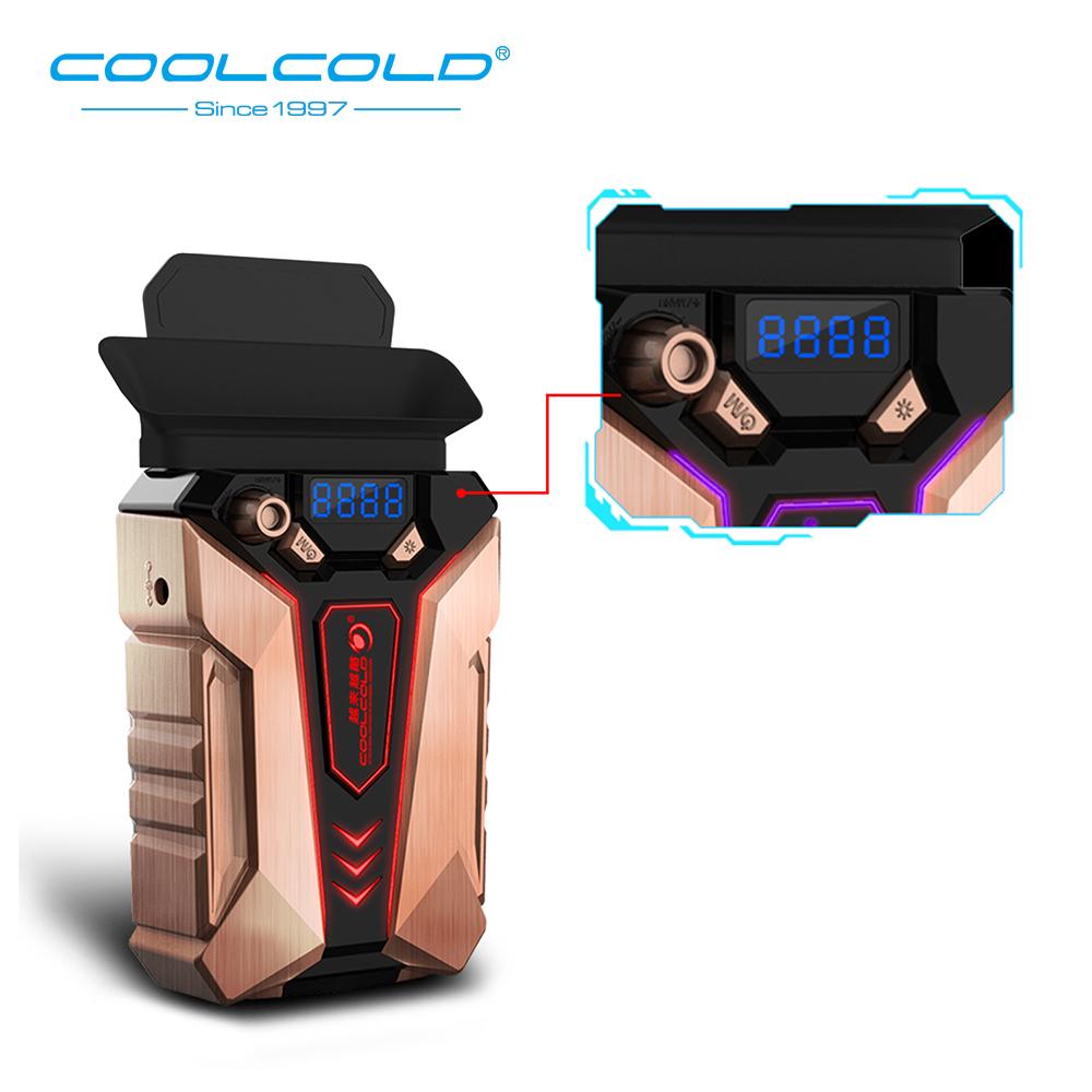 Портативный кулер для ноутбука COOLCOLD, мощное быстрое охлаждение и питание от USB, поддержка различных размеров от 14 до 17 дюймов