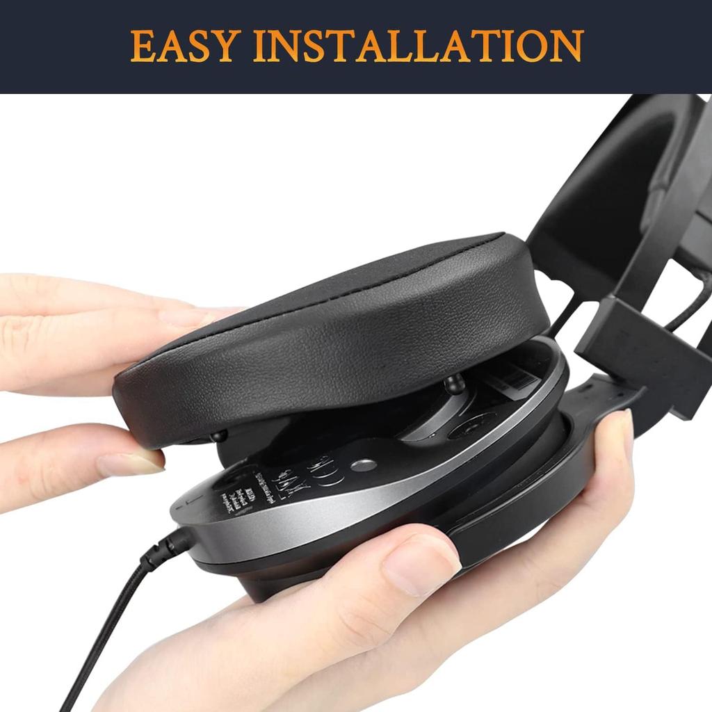 SOULWIT Cooling Gel Pad Ear Pad Ear Cushion for Razer Thresher Edition Gaming Headset Replacement Pad Cooling Pad Noise Isolation Foam Black