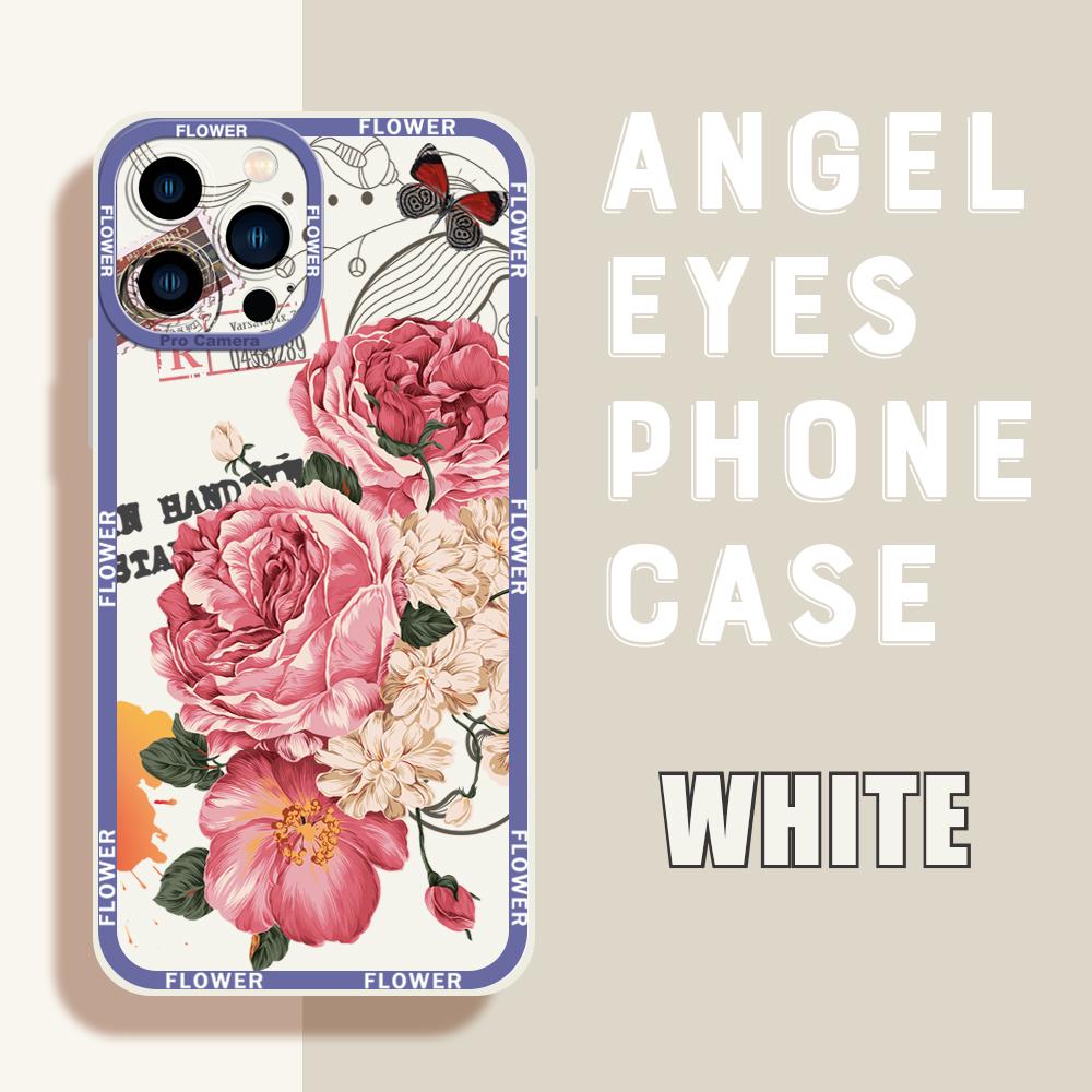 Для iPhone 16 15 14 Pro Max Redmi Note 13 12 Pro Samsung S25 S24 Ultra A13 A14 A15 A16 Красивый чехол с цветочным дизайном и полнообъективной камерой