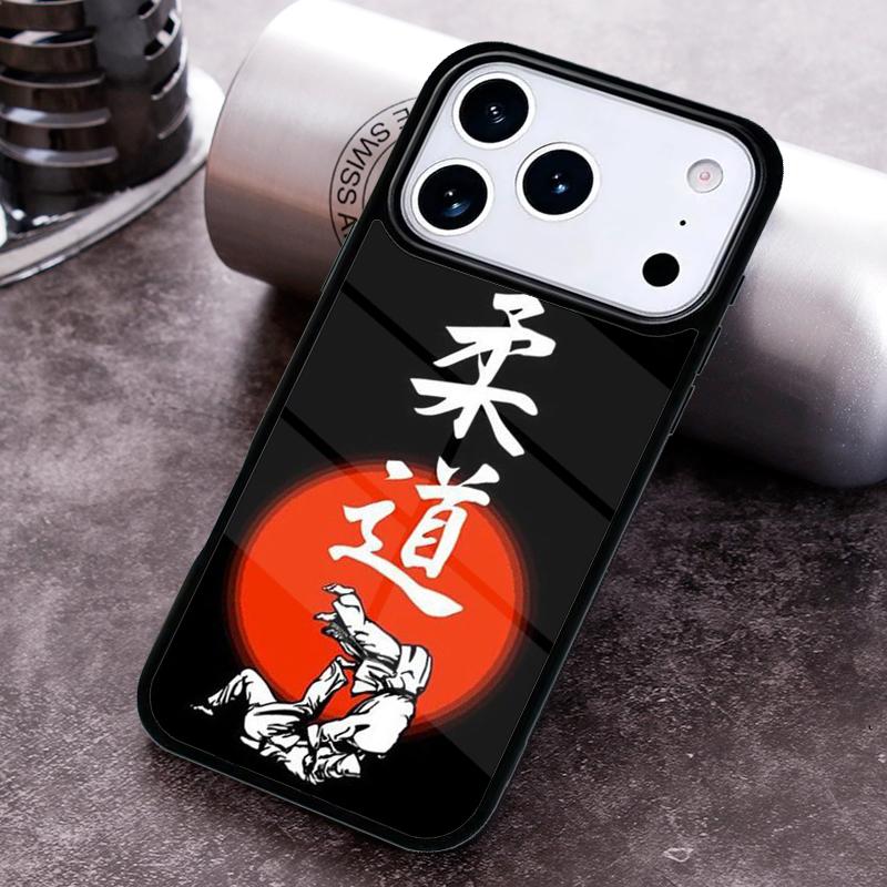 Чехол для телефона с изображением дзюдо для iPhone 17 16 15 Pro Max Air 14 13 12 11 Plus Ударопрочный чехол