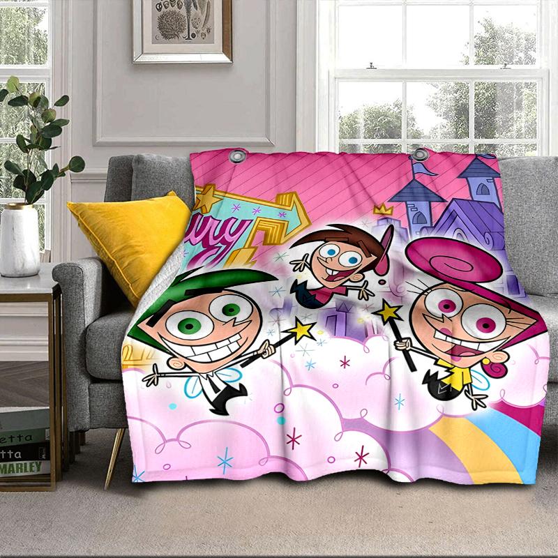 Magical Friendship timmy Adventure Blanket Flannel Blanket for bed, sofa, Camping, Hiking, Picnic Essentials, gift for family Fan gifts