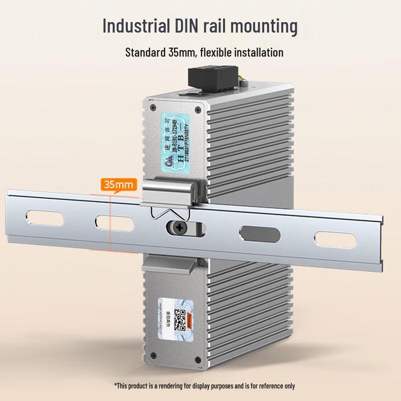 netLINK Unmanaged Industrial DIN Rail Ethernet Switch