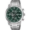 Мужские кварцевые часы Casio Standard с хронографом 1/10 секунды, зеленые, MTP-E510D-3AV