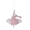 Handmade Beaded Phone Chain Wing Bowknot Pendant Phone Chain Bag Charm Stylish Phone Accessory for Fashion Enthusiasts