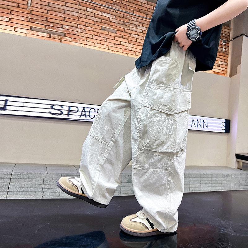 Стильные свободные комбинезоны для мальчиков, лето 2025 - модная детская одежда больших и средних размеров