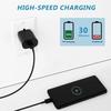 Chargeur Rapide 25W - E.F.CONNECTION - USB-C - Câble 1M - Compatible Redmi Note 14/13/12/11 - Noir