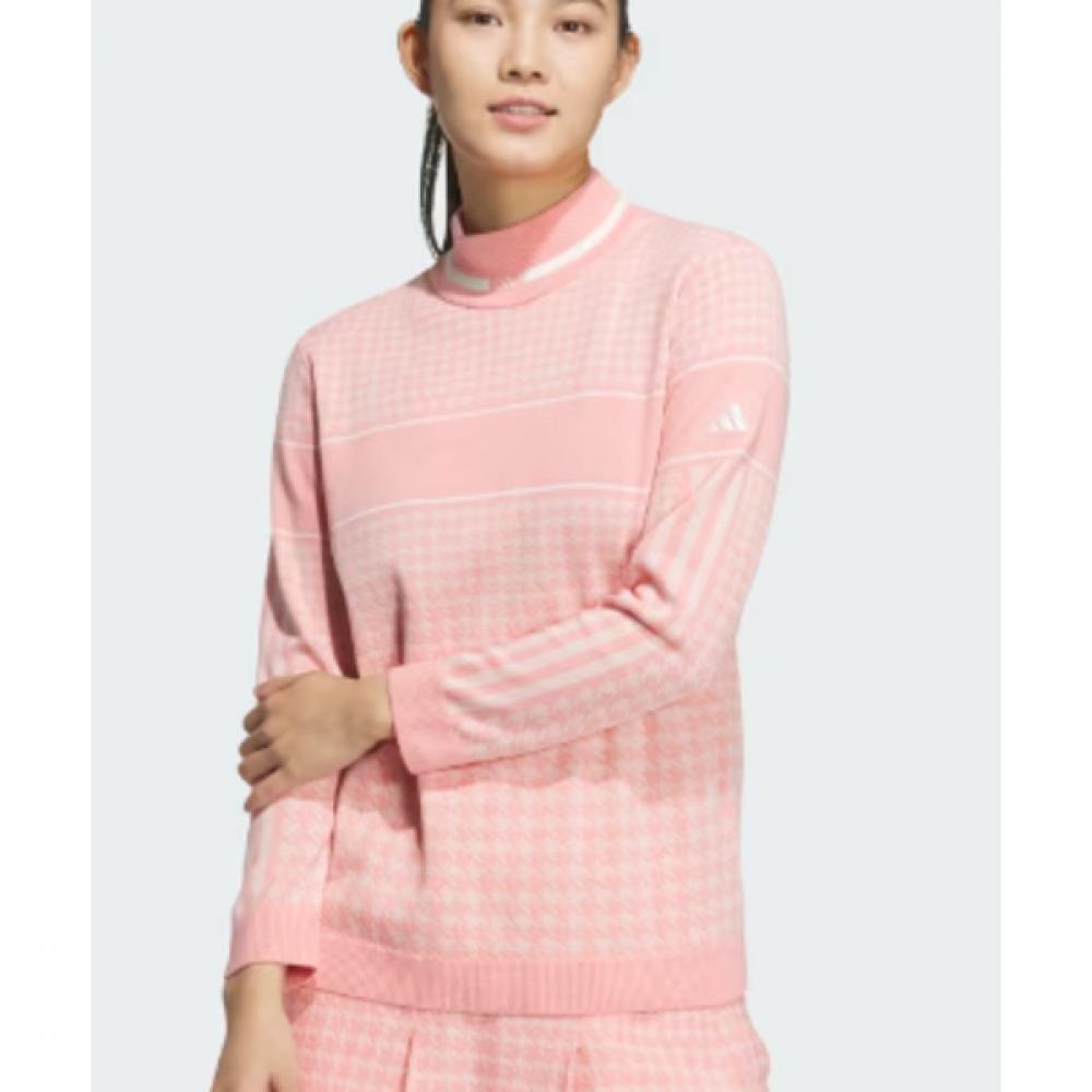 Adidas Golf Primeknit Jacquard Long Sleeve Pullover Sweater Im7273