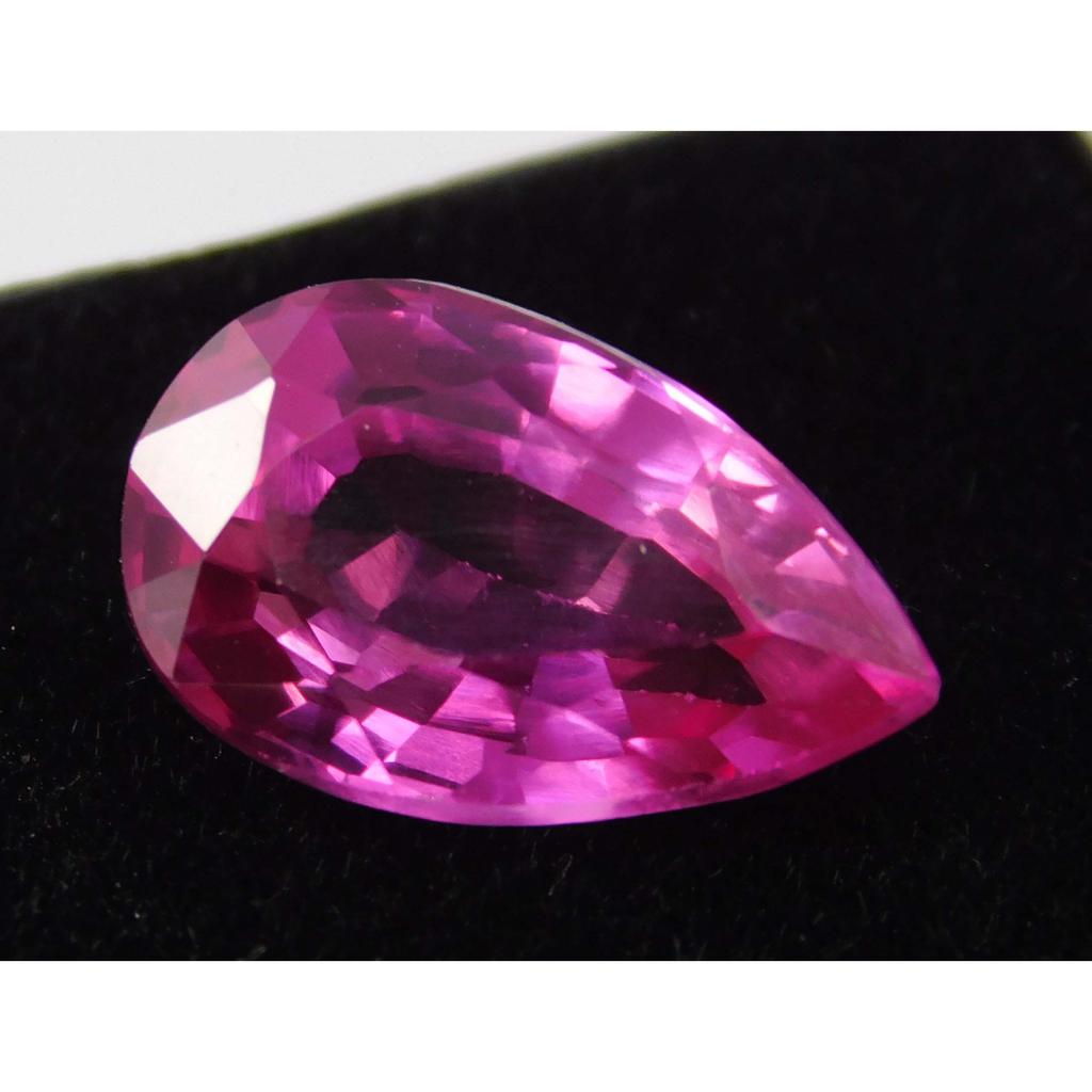 Natural Pink Ruby Ring Size Pear 5 Ct Certified Loose Gemstone Free Delivery A-1255