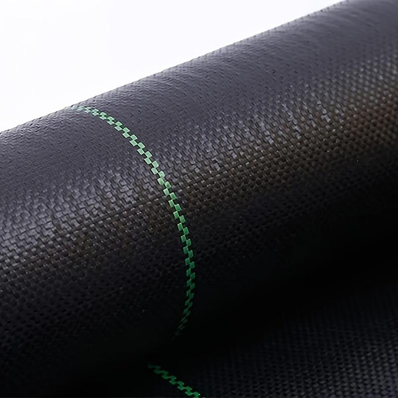 1 рулон сельскохозяйственной мульчи для борьбы с сорняками - черный пластиковый барьерный мат для защиты от сорняков, почвопокровное покрытие - для сада и ландшафта - подавляет сорняки и сохраняет влагу