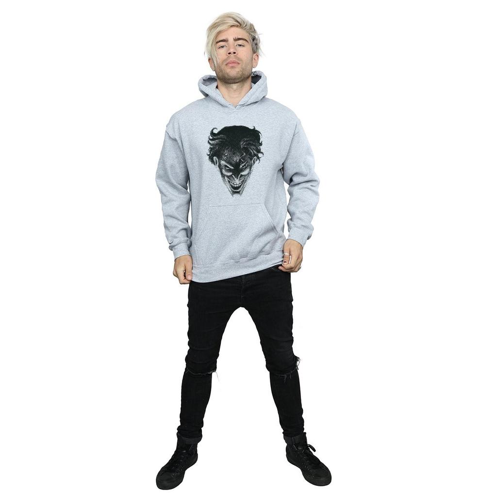 DC Comics Mens The Joker Spot Face Hoodie
