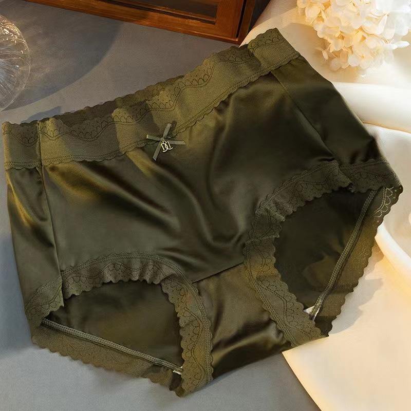 Дышащие бесшовные сексуальные кружевные антибактериальные трусики с треугольным вырезом для женщин
