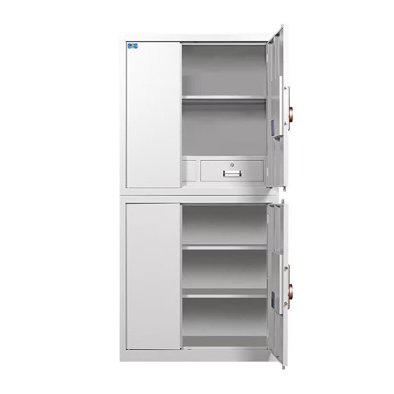 TIGER Steel Anti-Theft Double Door Office File Cabinet with Fingerprint Lock