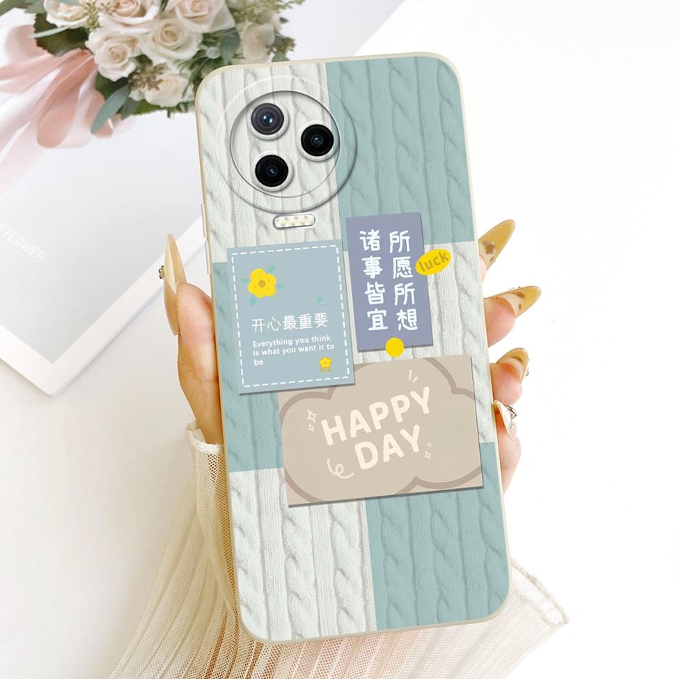 For Infinix Note 12 Pro 4G Case X676B Fashion Cartoon Cute Funny Painted Silicone Bumper For Infinix Note 12 2023 X676C Casing