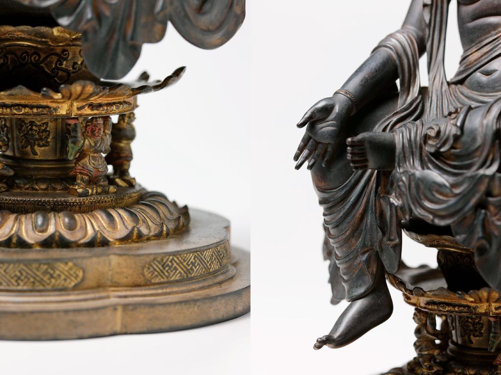 Ismu Standard Nyoirin Kannon Buddha Statue Figure Polystone