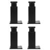 4pcs Aluminum Alloy Adjustable Feet Sofa Bed Foot Legs Support for Cupboard Cabinet Furniture