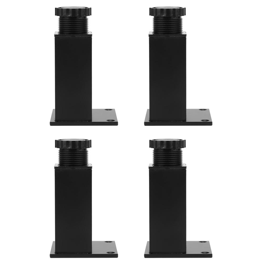 4pcs Aluminum Alloy Adjustable Feet Sofa Bed Foot Legs Support for Cupboard Cabinet Furniture