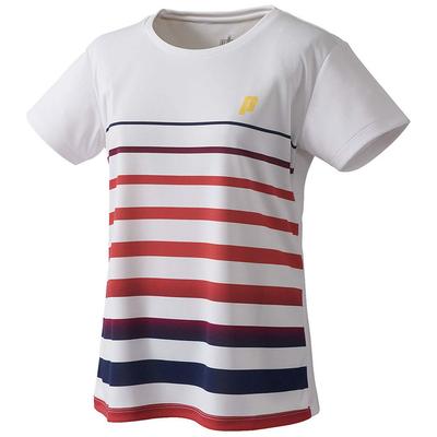 Игровая футболка Prince Tennis White Japan M (японский размер) для женщин, WL9094, (Размер 146), (эквивалент М)