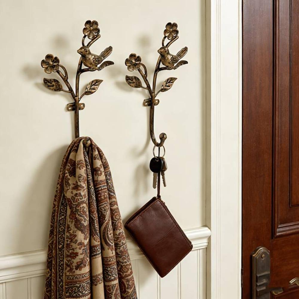Vintage Wall Decorative Hook Sturdy Coat Hook Home Decoration Cast Iron Key Hook Office