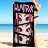 1 шт. Пляжное полотенце Huntrix Серия Городское фэнтези, Быстросохнущее, Многоцелевое для пляжа, бассейна, спортзала, йоги, дома, путешествий, Рождество, Хэллоуин, Рождественский подарок M929213