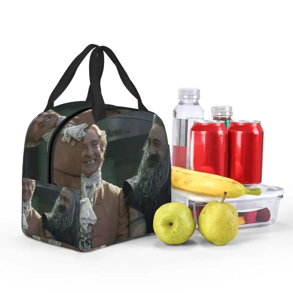 Death Gentlebeard Blackbeard Stede Bonnet Insulated Lunch Bag for Kids School Cooler Thermal Food Box Tote Leakproof
