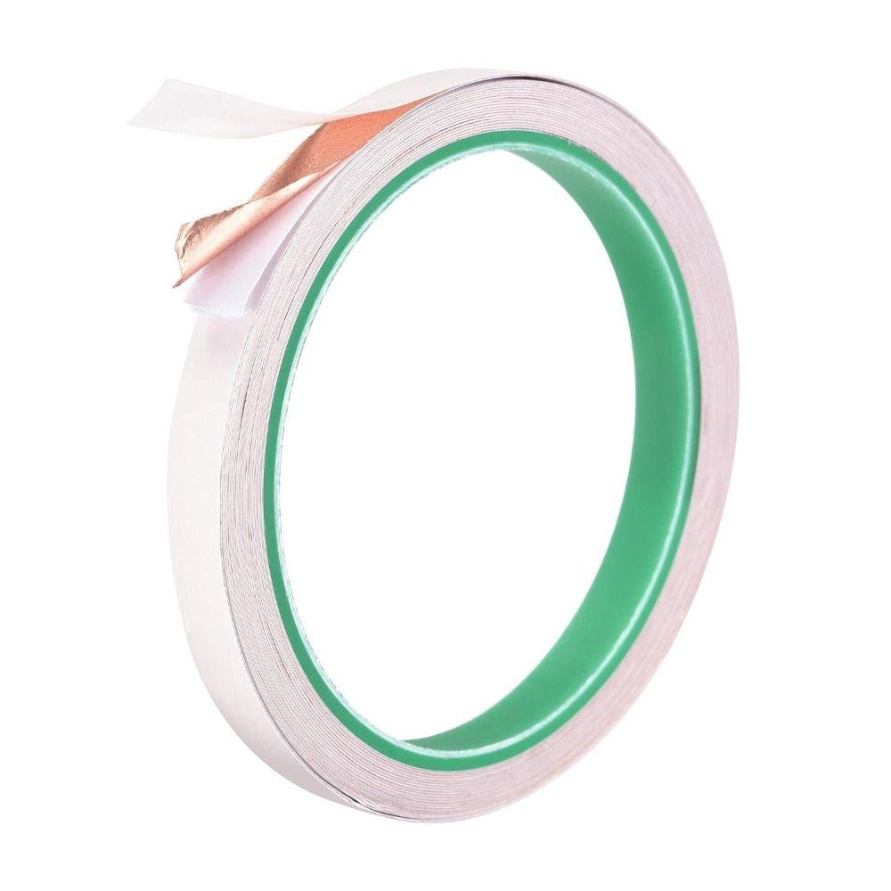 Клейкая токопроводящая лента 5 м медная фольга лента для гитары, экранирование электромагнитных помех ремесла электроремонт