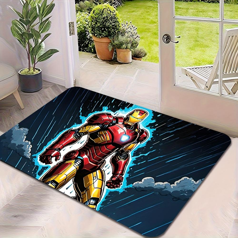 1pc, Floor Mat, Superhero & Classic Hero Themed Design, Multiple Sizes, Suitable for Living Room, Bathroom, Kitchen, Hotel, A