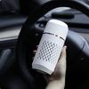Автомобильный очиститель воздуха с USB-зарядкой, USB, настольный, HEPA-фильтр, мини-нейтрализатор запаха для офиса, спальни, белый
