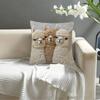 Наволочка для декоративной подушки в деревенском стиле с имитацией вышивки альпакой для дивана и декора гостиной