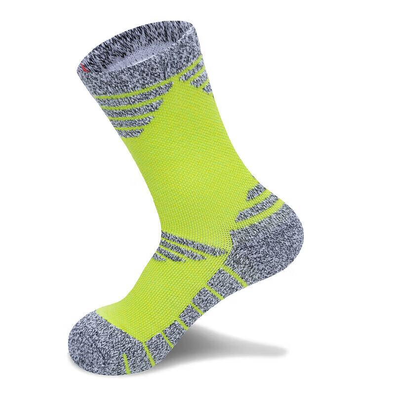 TFO 5th Generation Hiking Socks Comfortable Durable Outdoor Mountaineering Sports Running Socks B2902415 Women's Greenn L