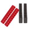 Black Red Screwdriver Storage Easy To Organize 1/4inch Hex 1/4inch Hex