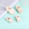 1 пара миниатюрных деревянных ботинок для кукольного домика 1/12, имитационная модель, аксессуары для самостоятельного изготовления