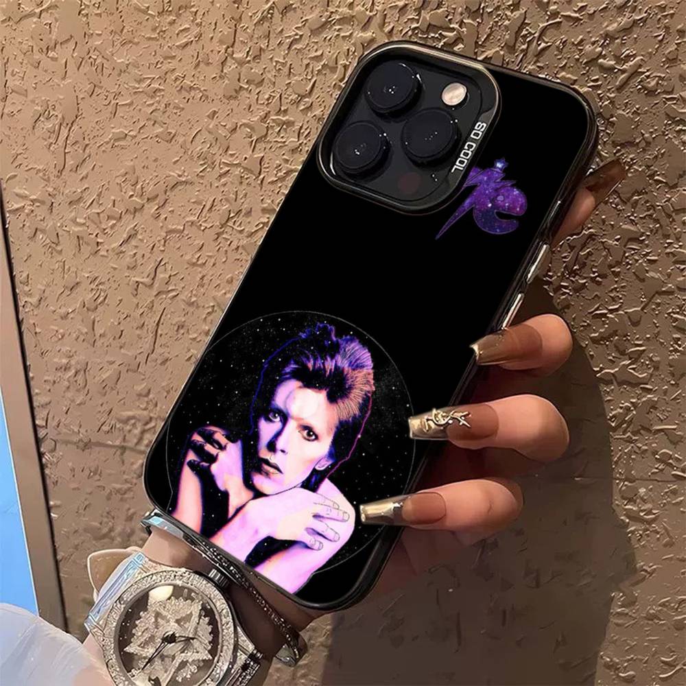 D-Дэвид Сингер B-Боуи Цветной Чехол для Телефона Для iPhone 17 16 15 14 13 12 11 Pro Max Plus Pro Оболочка