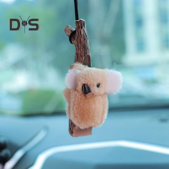 Подвесное украшение для автомобиля, коала, черепаха, панда, объятия, пень, подвеска, зеркало заднего вида, декор для воздуховода, милые аксессуары для салона автомобиля
