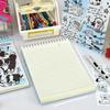 A5 Upturn Coil Book Cat Pattern Notebook Cute Dog Notebook Student Horizontal Line Record Book 80 Sheets