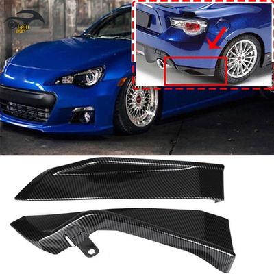 Глянцевый Черный Задний Диффузор для Бампера Toyota Subaru 2013-2018, Модификация Углового Защитного Элемента.