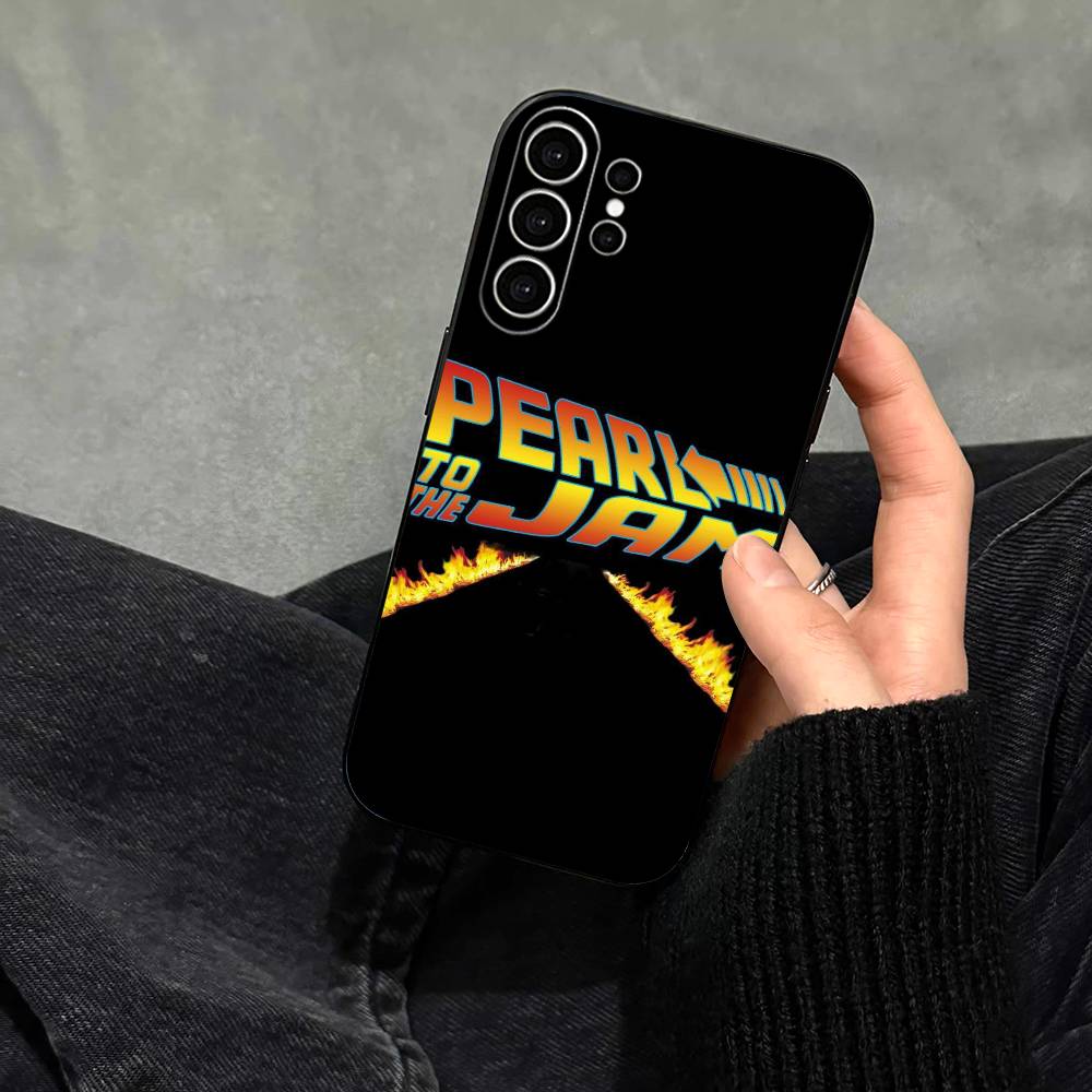 Чехол для телефона с изображением группы Pearl Jam, модный, для Samsung S25, S24, S21, S22, S23, S30, Ultra, S20, Plus, Fe, Note, 10, 9, 5G, черный