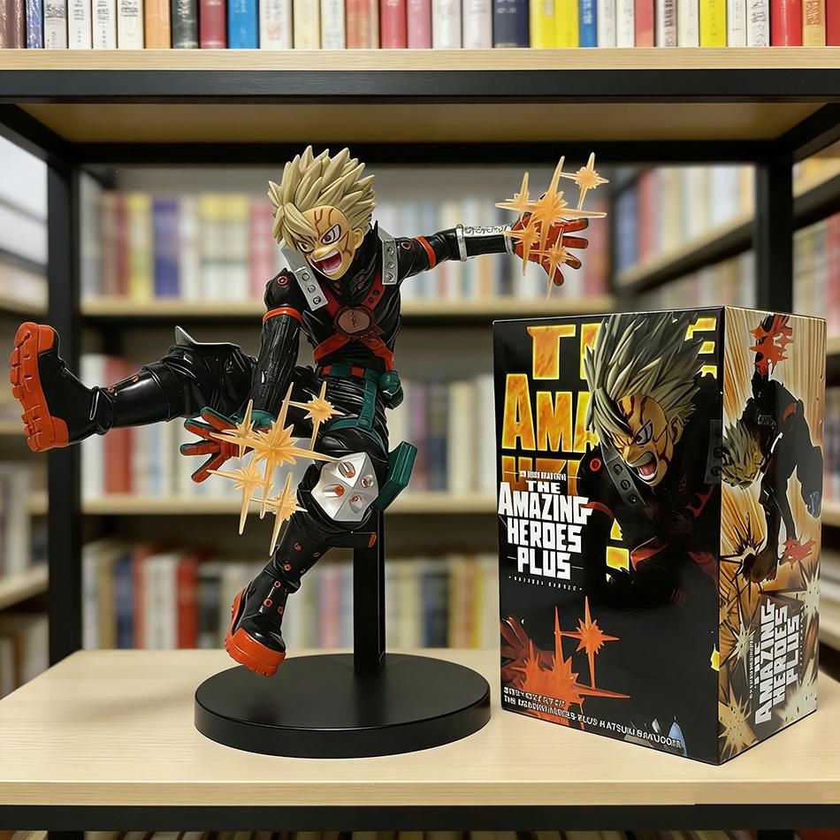 My Hero Academia Anime Peripheral Hero Bakugou Katsuki Action Figures PVC Model Decor Collectible Statue Toy Christmas Gifts