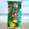 Donkey Kong Print Beach Towel, Large Soft Quick Dry Towel for Beach Camping Swimming