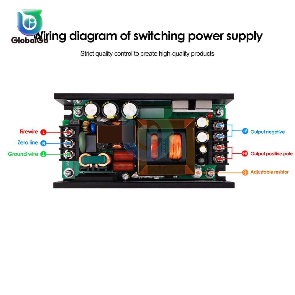 AC 220V 200W Active PFC Digital Amplifier Switching Power Supply Board 12V 19V 24V 48V DC Voltage Regulator Power Module
