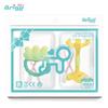Anjou Pea Teether + Lip Teether Yellow + Clip 2p + Case 2p, Korean Baby Products