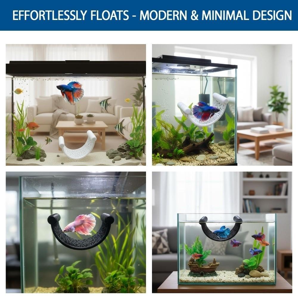 Plastic Betta Fish Hammock 3D Printing Aquarium Resting Platforms for Rest Sleeping Playing