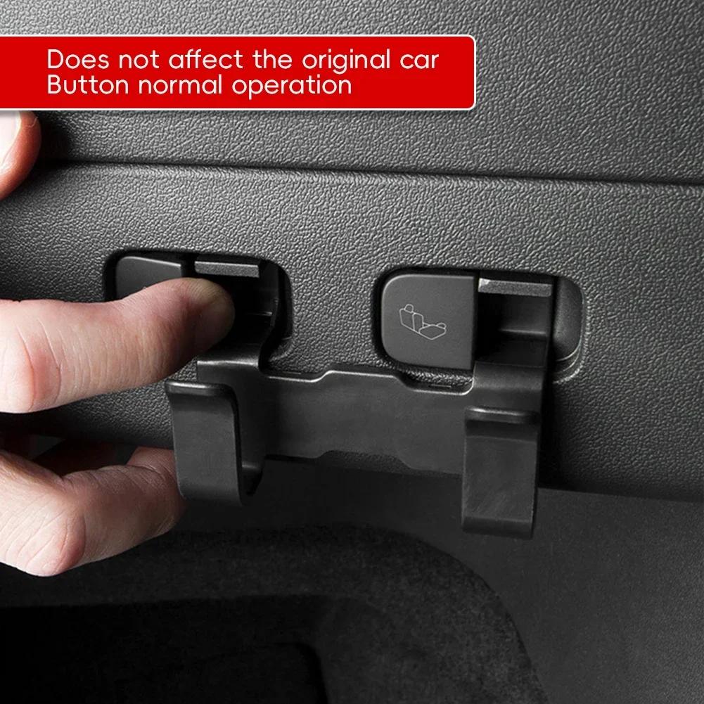 Для Tesla Model Y 3 Задний багажник Крючок для хранения Держатель для сумок Бутылки с водой Багажник Крючок для продуктовых сумок Вешалка Аксессуары для интерьера