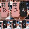 Чехол для Xiaomi 14T 14 15 12 12S 12T 12X Pro Ultra Lite задняя крышка с симпатичным узором в виде сердца и букв, мягкий силиконовый защитный чехол от падения для Xiaomi Capa